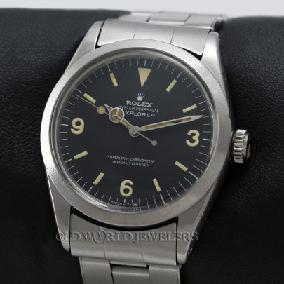 Rolex Vintage Explorer Ref 1016 Steel Black Dial